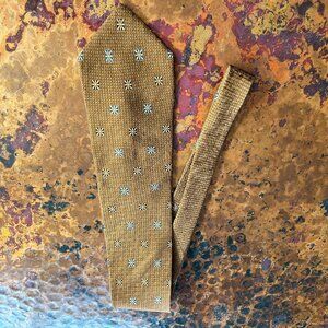Nautica Tie, brown with deep blues